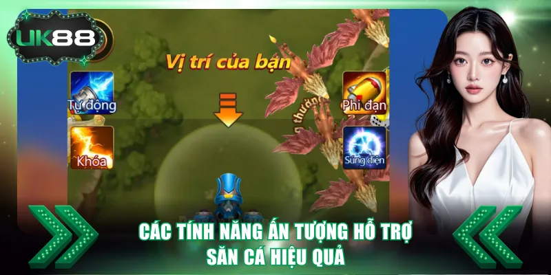 Các tính năng ấn tượng hỗ trợ săn cá hiệu quả