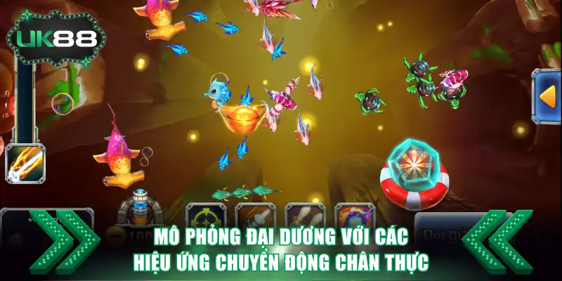 Mô phỏng đại dương với các hiệu ứng chuyển động chân thực